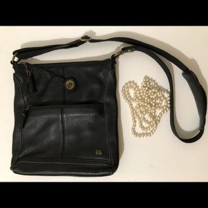 The Sak Cross body shoulder black bag